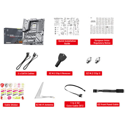 MSI MAG X870E GAMING PLUS MAX WIFI Placa base ATX AM5 con Wi-Fi 7 y DDR5