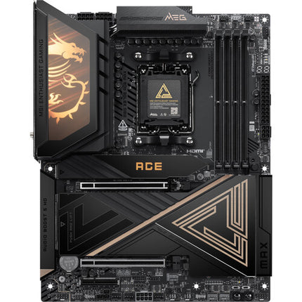 MSI MEG X870E ACE MAX Placa base ATX AM5 con 4 Slots DDR5 y PCIe 5.0