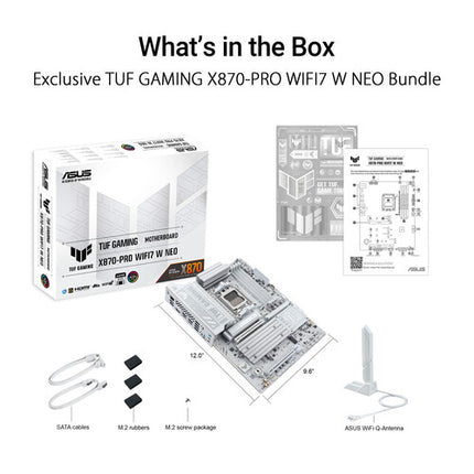 ASUS TUF GAMING X870-PRO WIFI7 Placa base ATX AM5 DDR5 PCIe 5.0 Wi-Fi7