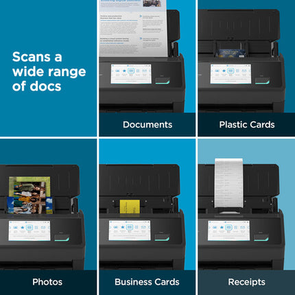Ricoh ScanSnap iX2500 Escáner de Documentos 600 dpi 45 ppm Wi-Fi 6 Negro