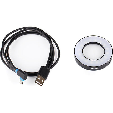 Venus Optics Laowa Front LED Ring Light para 25mm f2.8 Ultra Macro Micro-USB