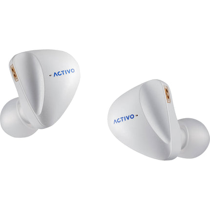 ACTIVO Scoop PSE52 Auriculares In-Ear Cable 3.5mm 4.4mm USB-C Blanco