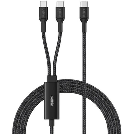 Belkin BoostCharge Pro Cable USB-C trenzado 5' 140W carga doble durable