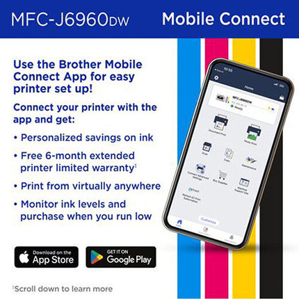 Brother MFC-J6960DW INKvestment Impresora multifunción tinta color Wi-Fi 31 ppm A3