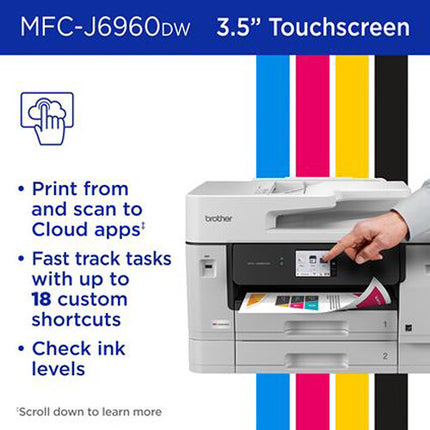 Brother MFC-J6960DW INKvestment Impresora multifunción tinta color Wi-Fi 31 ppm A3