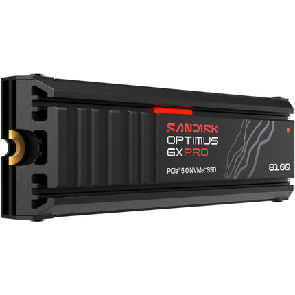 SanDisk 8TB Optimus GX PRO 8100 SSD M.2 2280 NVMe PCIe 5.0 con Disipador
