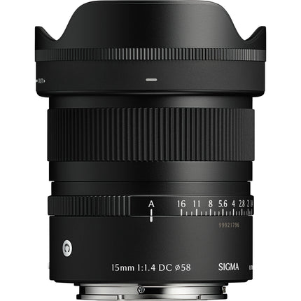Sigma 15mm f1.4 DC Lente Gran Angular Compacto APS-C para Sony E