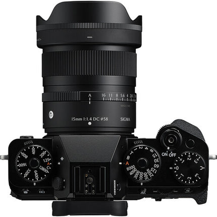 Sigma 15mm f/1.4 DC Objetivo para Fujifilm X Angular Rápido y Compacto