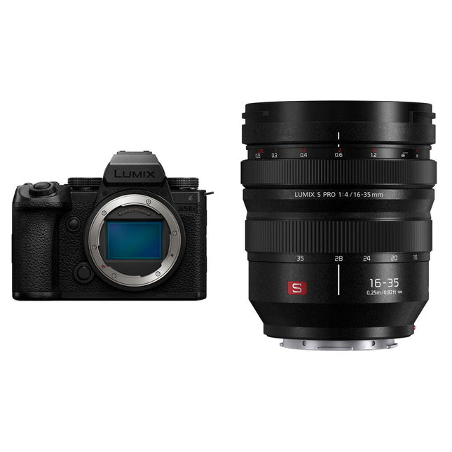 Panasonic LUMIX S5 IIX Cámara sin Espejo 24.2MP con Lente S PRO 16-35mm f4