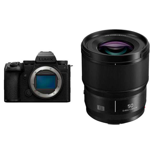 Panasonic LUMIX S5 IIX Cámara sin Espejo 24.2MP 6K30p con Lente 50mm f1.8