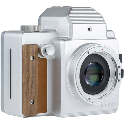 NONS SL645 Cámara instantánea SLR EF-Mount Control manual y USB-C