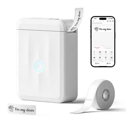 NIIMBOT D110M Impresora Térmica Portátil 203 dpi 1500 mAh Blanco