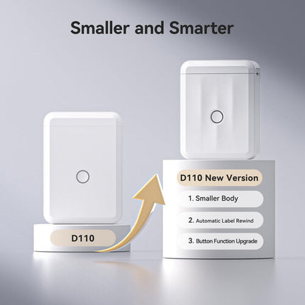 NIIMBOT D110M Impresora Térmica Portátil 203 dpi 1500 mAh Blanco