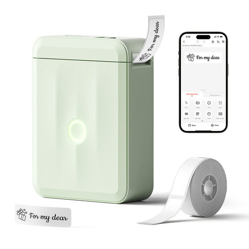 NIIMBOT D110M Impresora Térmica Portátil 1/2" 203 dpi 1500 mAh Verde