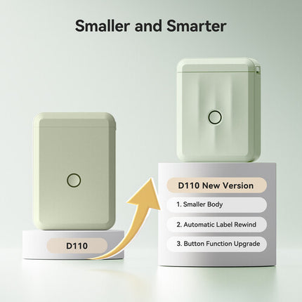 NIIMBOT D110M Impresora Térmica Portátil 1/2" 203 dpi 1500 mAh Verde