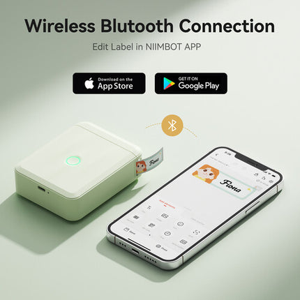 NIIMBOT D110M Impresora Térmica Portátil 1/2" 203 dpi 1500 mAh Verde