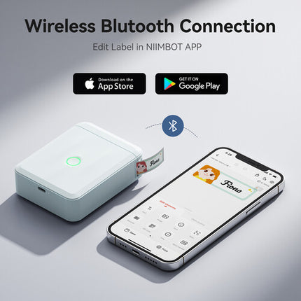 NIIMBOT D110M Impresora Térmica Portátil 203 dpi Bluetooth Azul