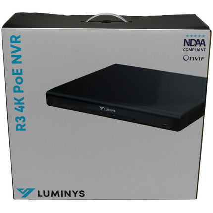 Luminys R31-8PA NVR 8 Canales UHD 4K 8MP con HDD 2TB y PoE