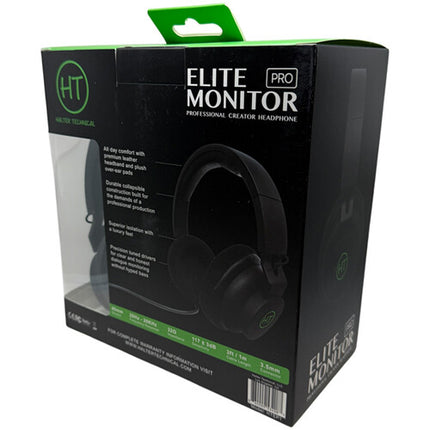 Halter Technical Elite Monitor PRO Auriculares Over Ear 40mm 20Hz-20kHz
