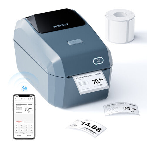 NIIMBOT K3 Impresora de Etiquetas de Escritorio 3 Pulg 203 dpi Bluetooth