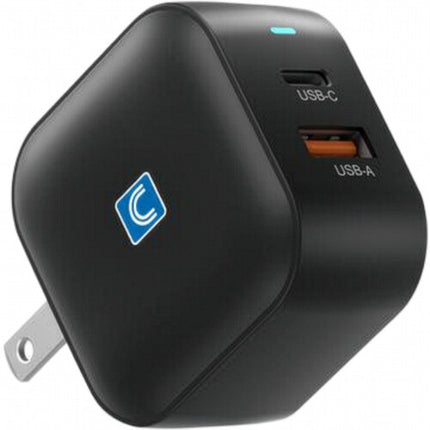 Comprehensive Cargador USB GaN 35W 2 Puertos USB-C y USB-A plegable
