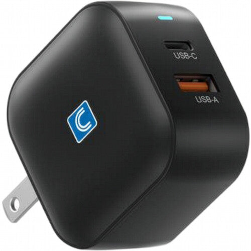 Comprehensive Cargador USB GaN 35W 2 Puertos USB-C y USB-A plegable