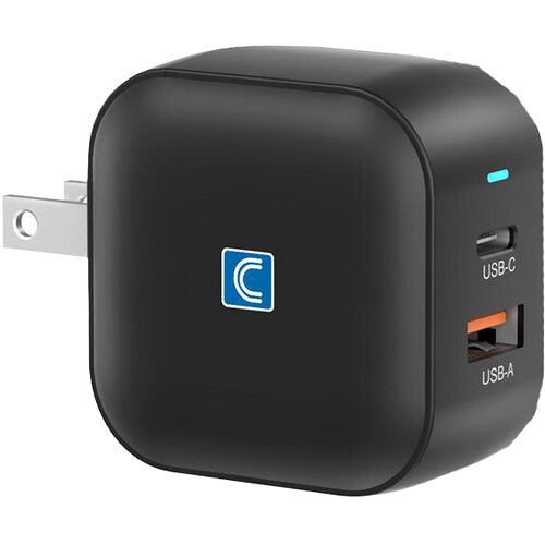 Comprehensive Cargador USB GaN 35W 2 Puertos USB-C y USB-A plegable