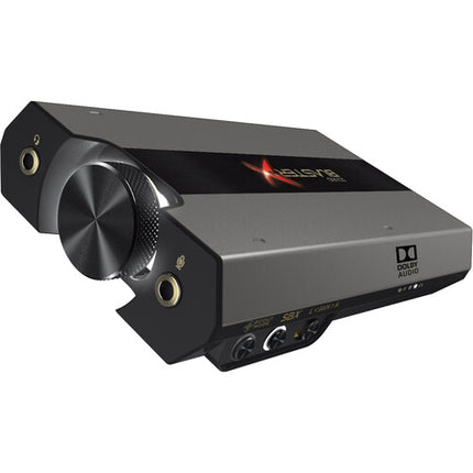 Creative Labs Sound BlasterX G6 tarjeta de sonido externa USB DAC 32-bit 384 kHz con cable óptico