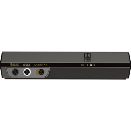 Creative Labs Sound BlasterX G6 tarjeta de sonido externa USB DAC 32-bit 384 kHz con cable óptico