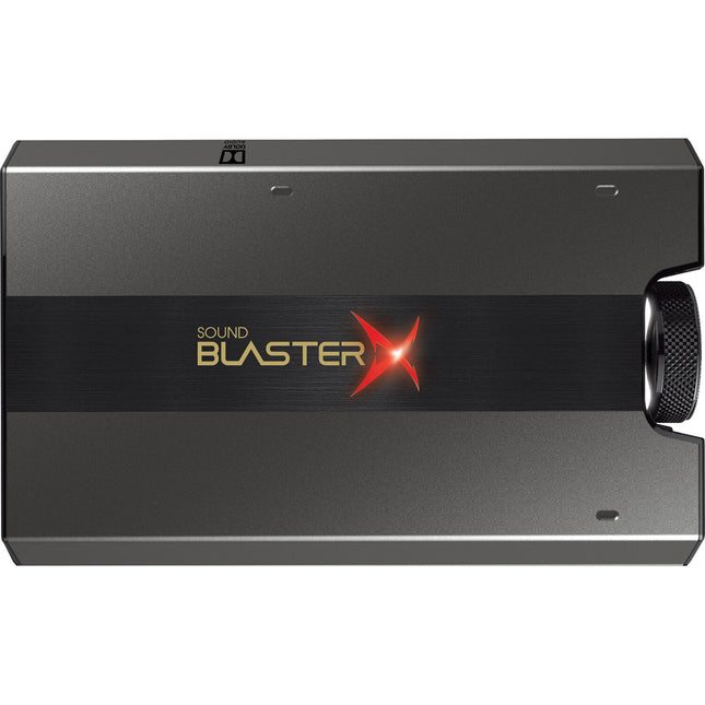 Creative Labs Sound BlasterX G6 tarjeta de sonido externa USB DAC 32-bit 384 kHz con cable óptico