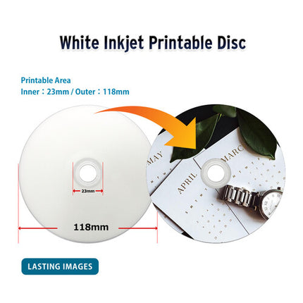 PlexDisc CD-R discos imprimibles hub 700MB 52x 100 unidades