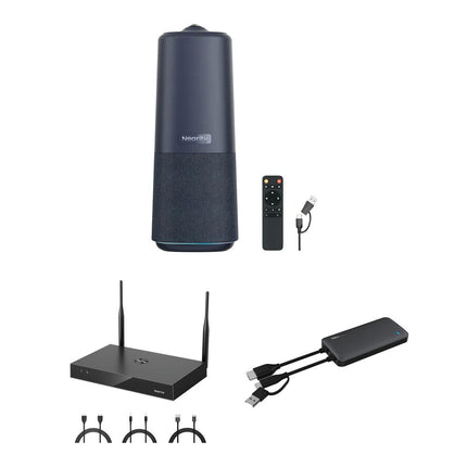 Nearity C50 Cámara de Conferencia 1080p 360° con Kit Proyector Inalámbrico