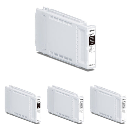 Epson T56X UltraChrome PRO10 Cartucho de Tinta 150mL 4-Pack para Impresoras de Gran Formato