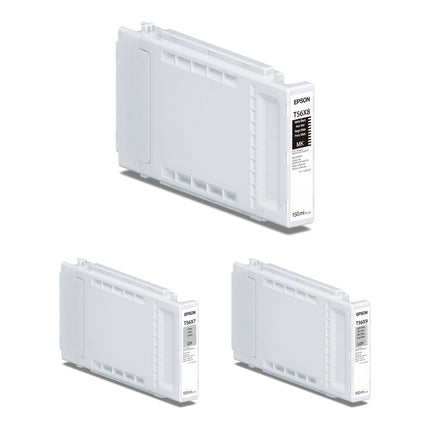 Epson T56X Cartucho de Tinta UltraChrome PRO10 150mL 3-Pack para impresoras SureColor P7370 y P9370