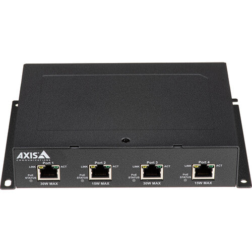 Axis Communications TU8011 Extensor PoE Interior 4 Puertos 100 m 30 W