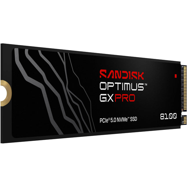 SanDisk 8TB Optimus GX PRO 8100 SSD Interno M.2 PCIe 5.0 NVMe 14900 MB/s Lectura 13200 MB/s Escritura