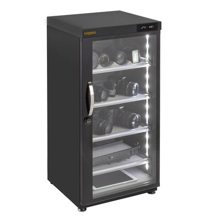 Ruggard EDC-125LT Gabinete Seco Electrónico 125L Control Táctil Humedad 60-35% bloqueo PIN