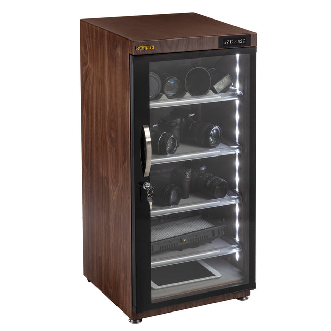 Ruggard EDC-125LWOT Gabinete Seco Electrónico 125L Control Táctil Humedad 60-35% Cerradura PIN