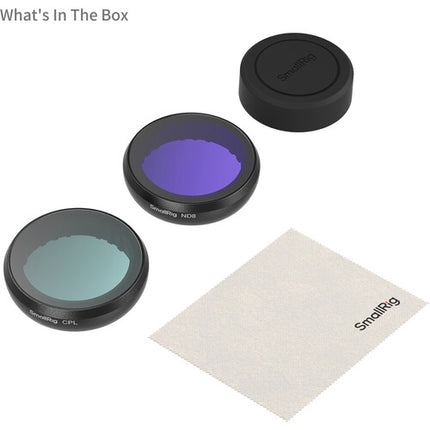 SmallRig Kit de Filtros para Insta360 GO Ultra ND8 CPL con Funda Silicona