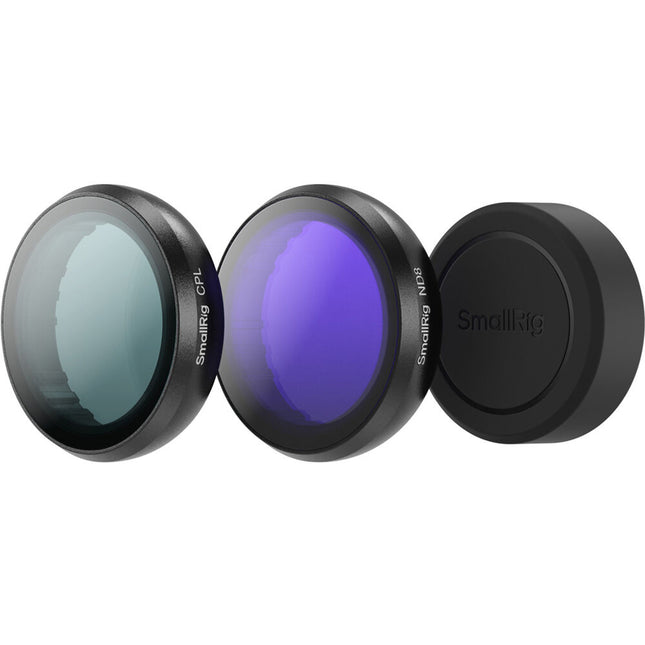 SmallRig Kit de Filtros para Insta360 GO Ultra ND8 CPL con Funda Silicona