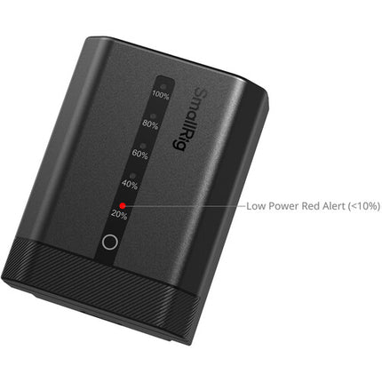 SmallRig Batería USB-C NP-FZ100 para cámaras Sony 2600mAh con pantalla de energía