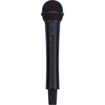 Xvive Audio M5 Sistema Inalámbrico Microfono Cardioide Mano Alcance 30m Batería 12h