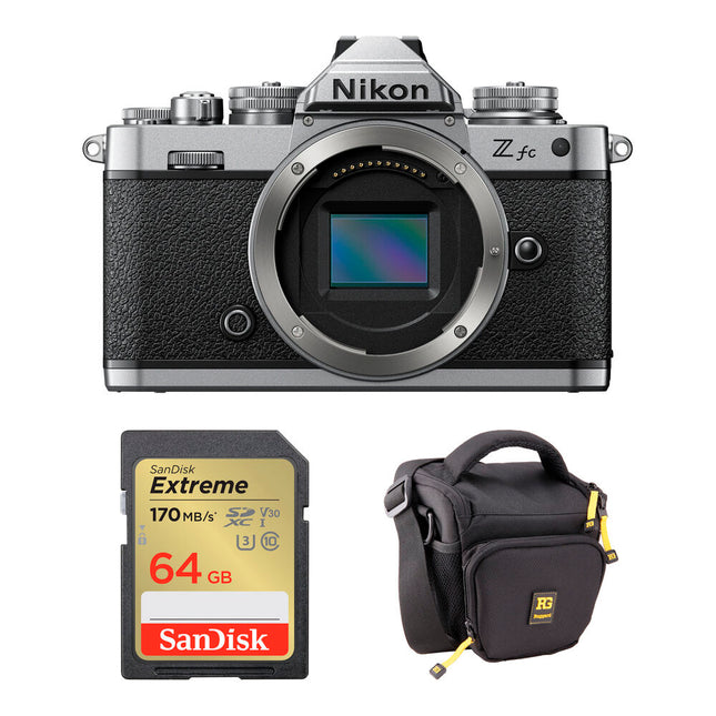 Nikon Zfc cámara sin espejo 20.9MP 4K tarjeta 64GB bolsa incluída