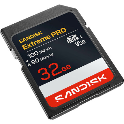 SanDisk 32GB Extreme PRO Tarjeta de Memoria SDHC UHS-I 100MB/s lectura 90MB/s escritura