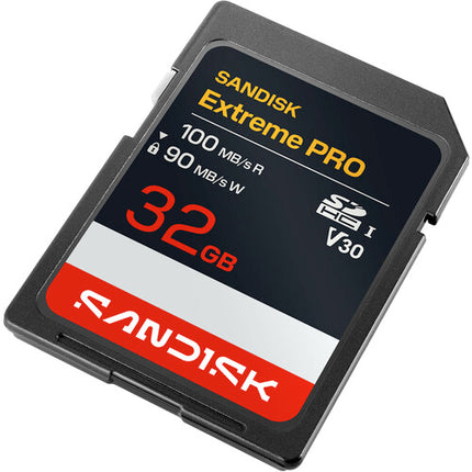 SanDisk 32GB Extreme PRO Tarjeta de Memoria SDHC UHS-I 100MB/s lectura 90MB/s escritura