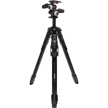 Manfrotto ONE Trípode de Aluminio con Cabezal Pan/Tilt XPRO 3 Vías 3 9 a 70 Pulgadas 26 5 lb Capacida
