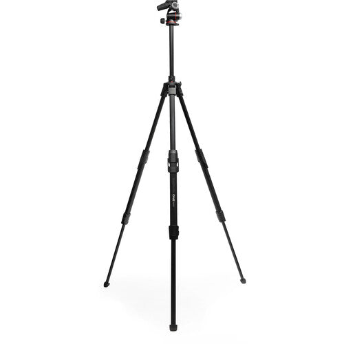 Manfrotto ONE Trípode de Aluminio con Cabezal Pan/Tilt XPRO 3 Vías 3 9 a 70 Pulgadas 26 5 lb Capacida