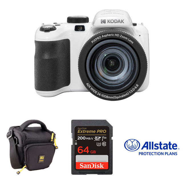 Kodak PIXPRO AZ425 Cámara Digital 20MP Zoom 42x Incluye Bolsa y Tarjeta 64GB