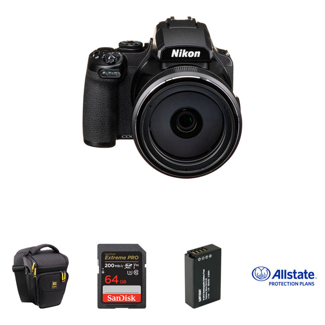 Nikon COOLPIX P1100 Cámara Digital 16MP Lente 24-3000mm Kit Deluxe