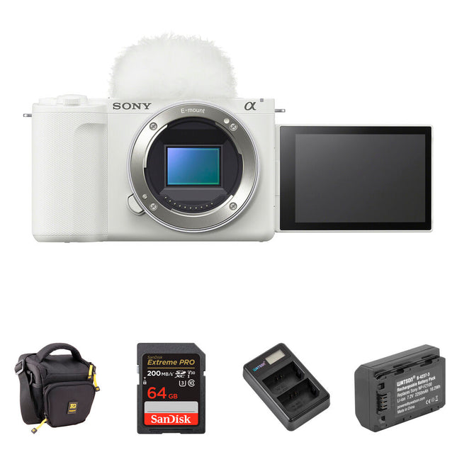 Sony ZV-E10 II Cámara Evil 26MP 4K60FPS Bag Tarjeta 64GB
